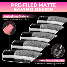 UNA GELLA underside grit texture visible for reliable bonding benefit