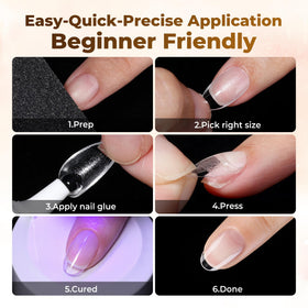 UNA GELLA tools and kit usage with glue and files for DIY convenience