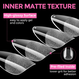 UNA GELLA trimmed tips showing customization and clean edges