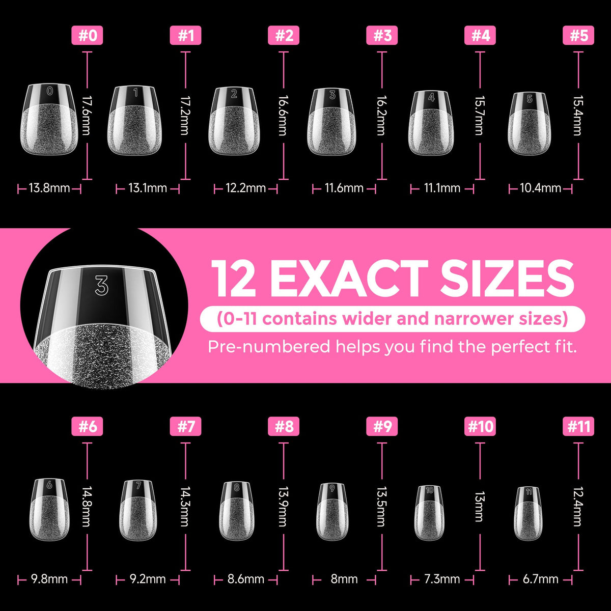 UNA GELLA tips applied in salon setting demonstrating professional use
