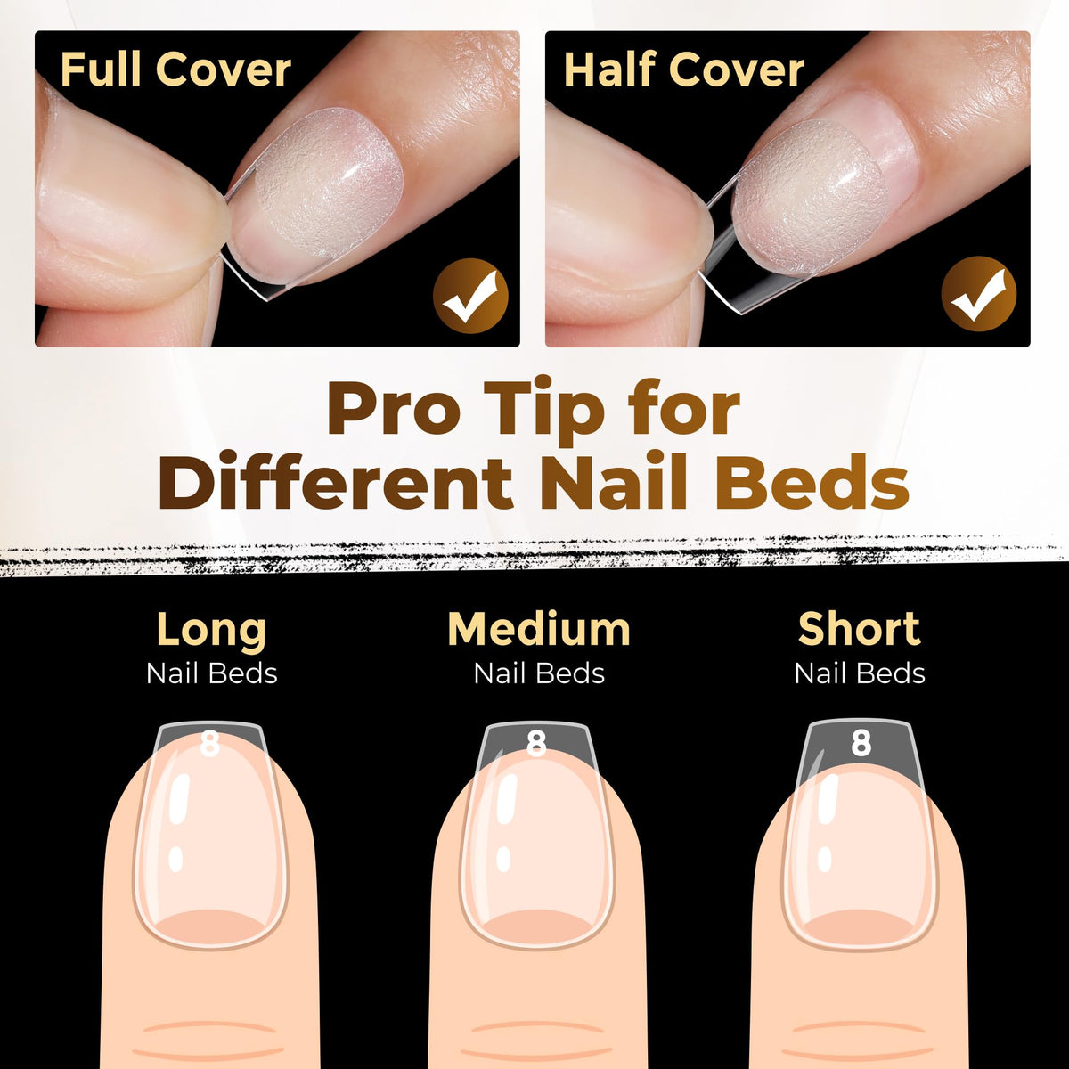 UNA GELLA styled painted short coffin nails in casual lifestyle scene