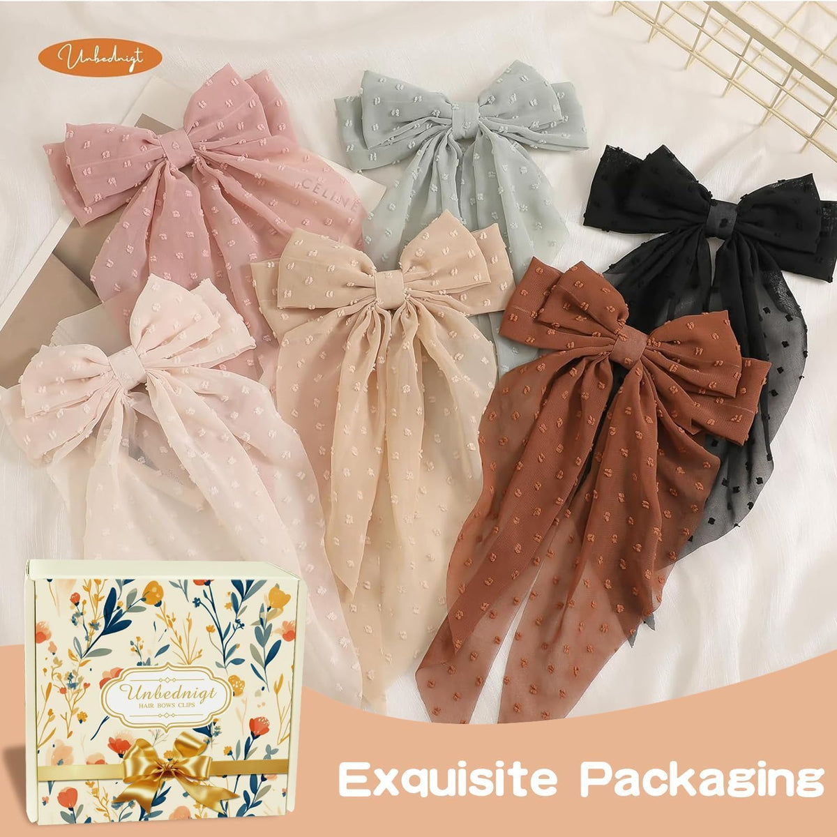 Unbednigt assortment of snow-tone colors laid out for easy outfit matching