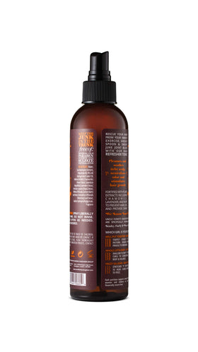 Uncle Funky's Daughter ingredients label close-up highlighting plant extracts and gentle formula