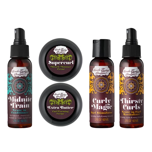 Uncle Funky's Daughter Midnite Train spray close-up highlighting lightweight conditioning
