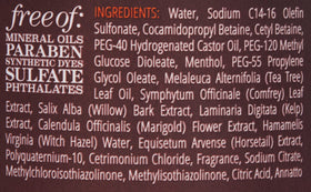 Uncle Funky's Daughter tea tree and marigold ingredients staged to show natural extracts