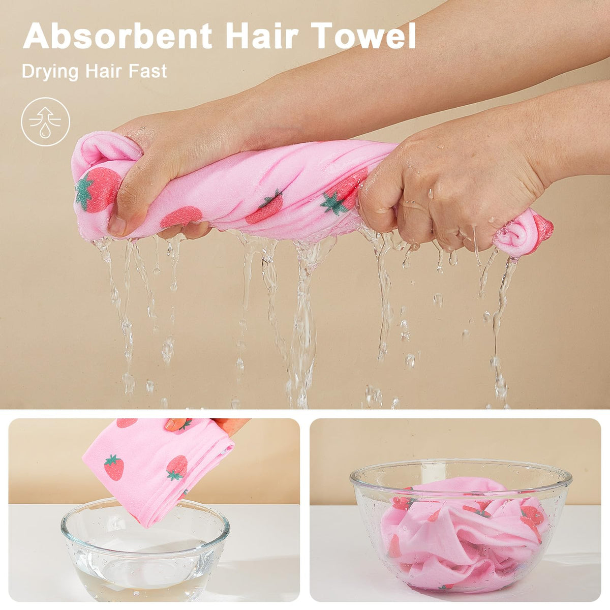 Unicorn Castle microfiber texture close-up highlighting fast absorption and softness