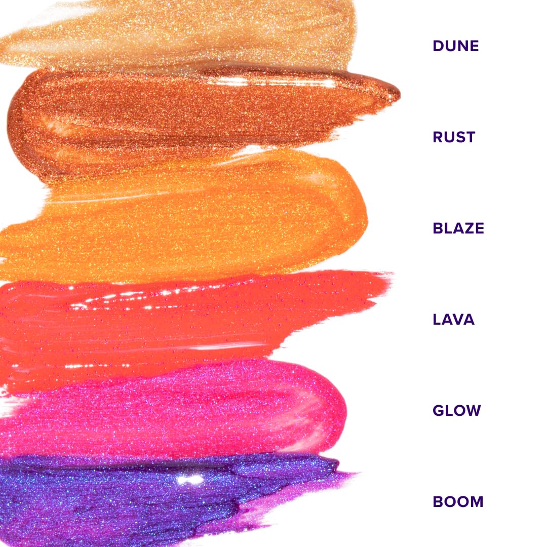 UNICORN SNOT worn on model showcasing BOOM’s vivid purple shine and impact