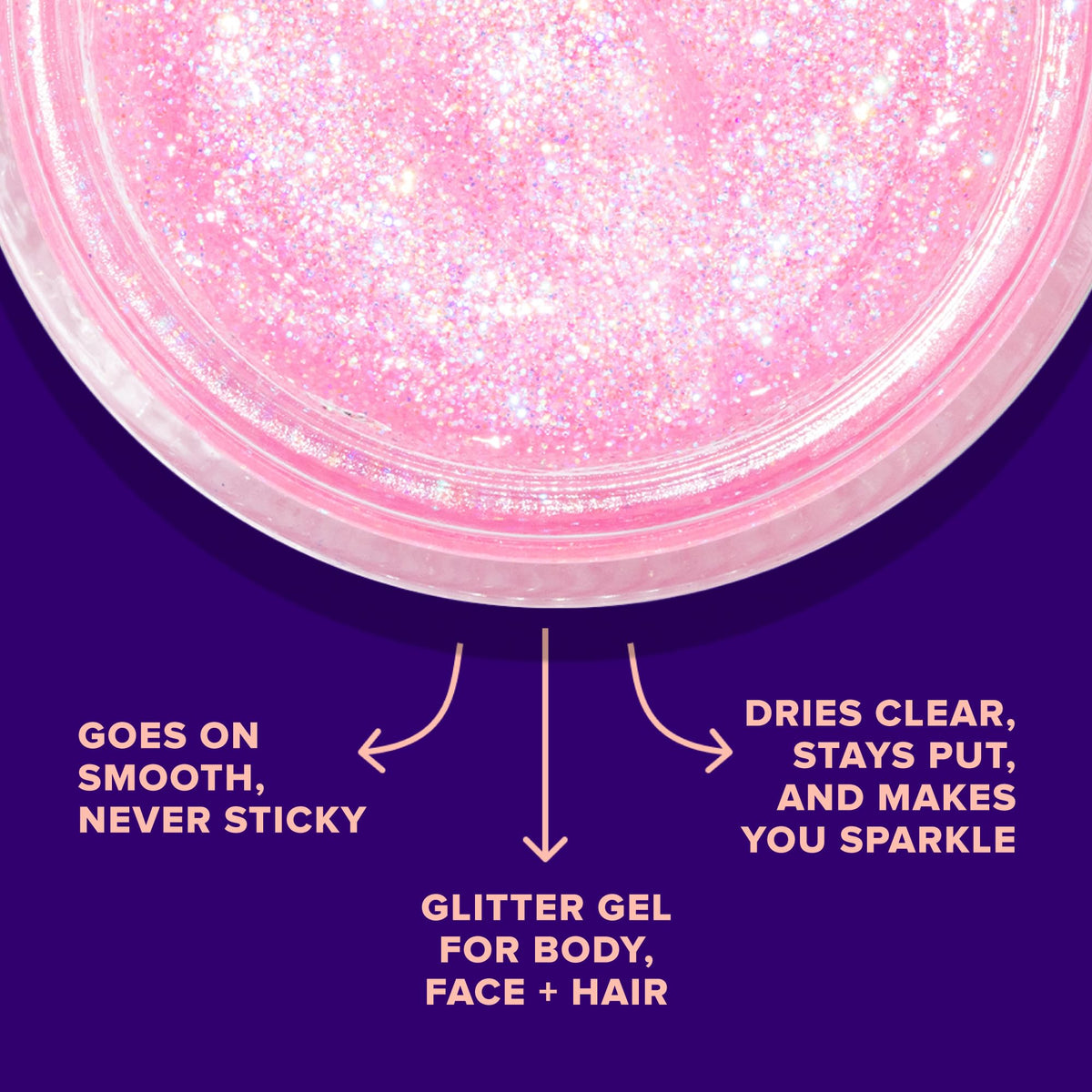 UNICORN SNOT flamingo applied on cheekbone highlighting shimmer and photo-ready glow