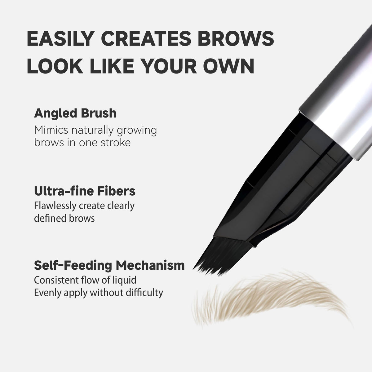 Unicos angled brush detail demonstrating controlled shaping and easy hold