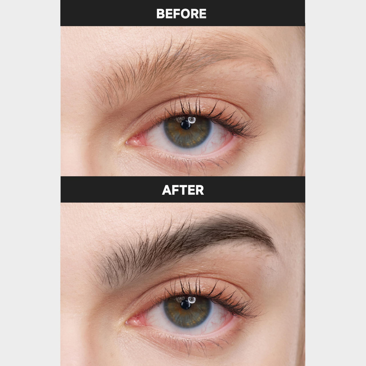 Unicos eyebrow pen beside coin to show compact size and travel-friendly benefit
