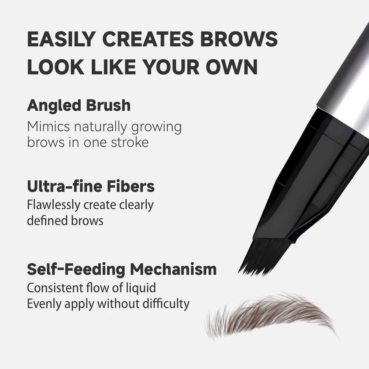 Unicos texture swatch displaying hair-like strokes and natural blending benefit