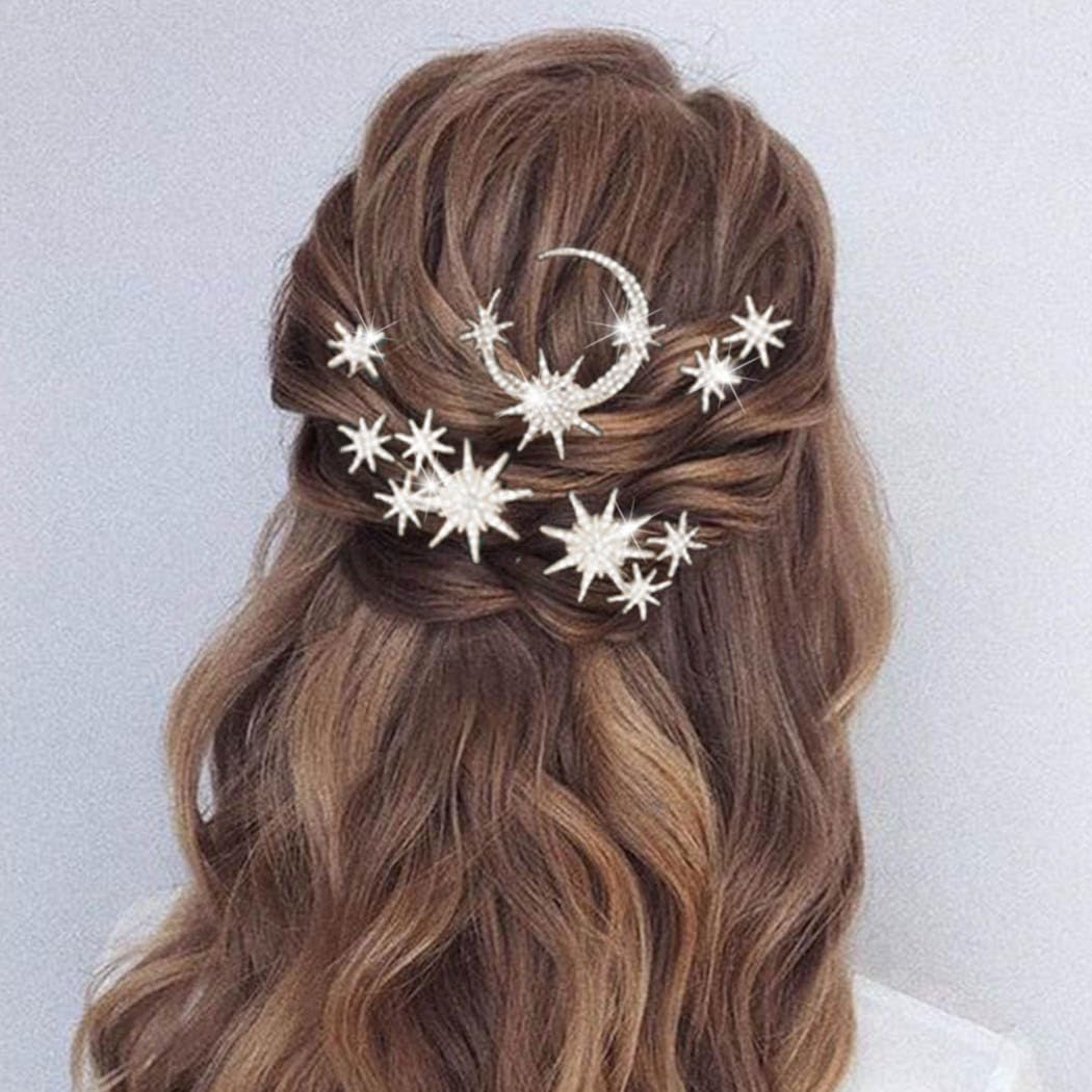 Unicra pins styled in a bridal setting to show how they complement wedding attire