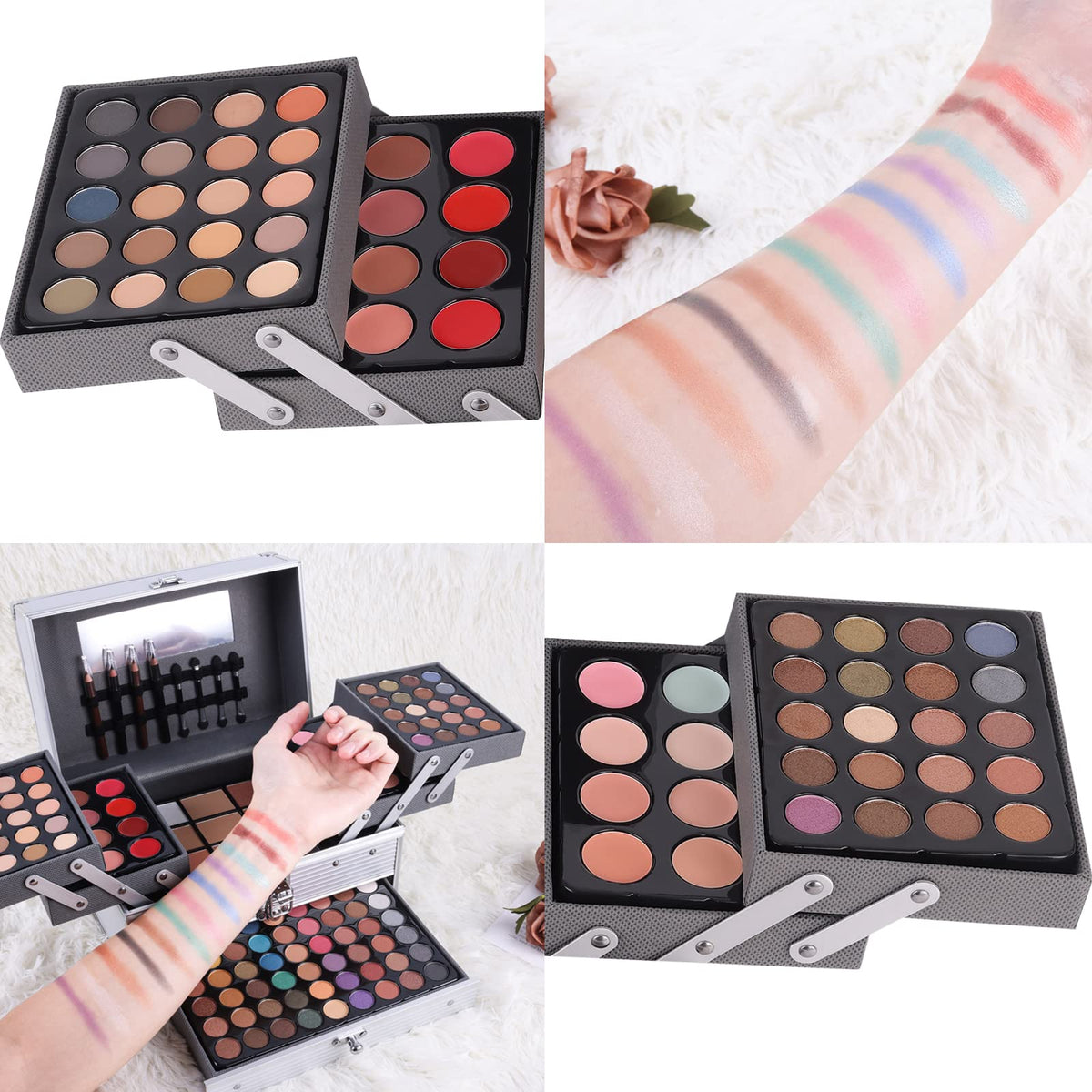 UNIFULL array of lipsticks and glosses showing coordinated lip color options