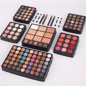 UNIFULL brushes and applicators laid out to demonstrate all-in-one toolset