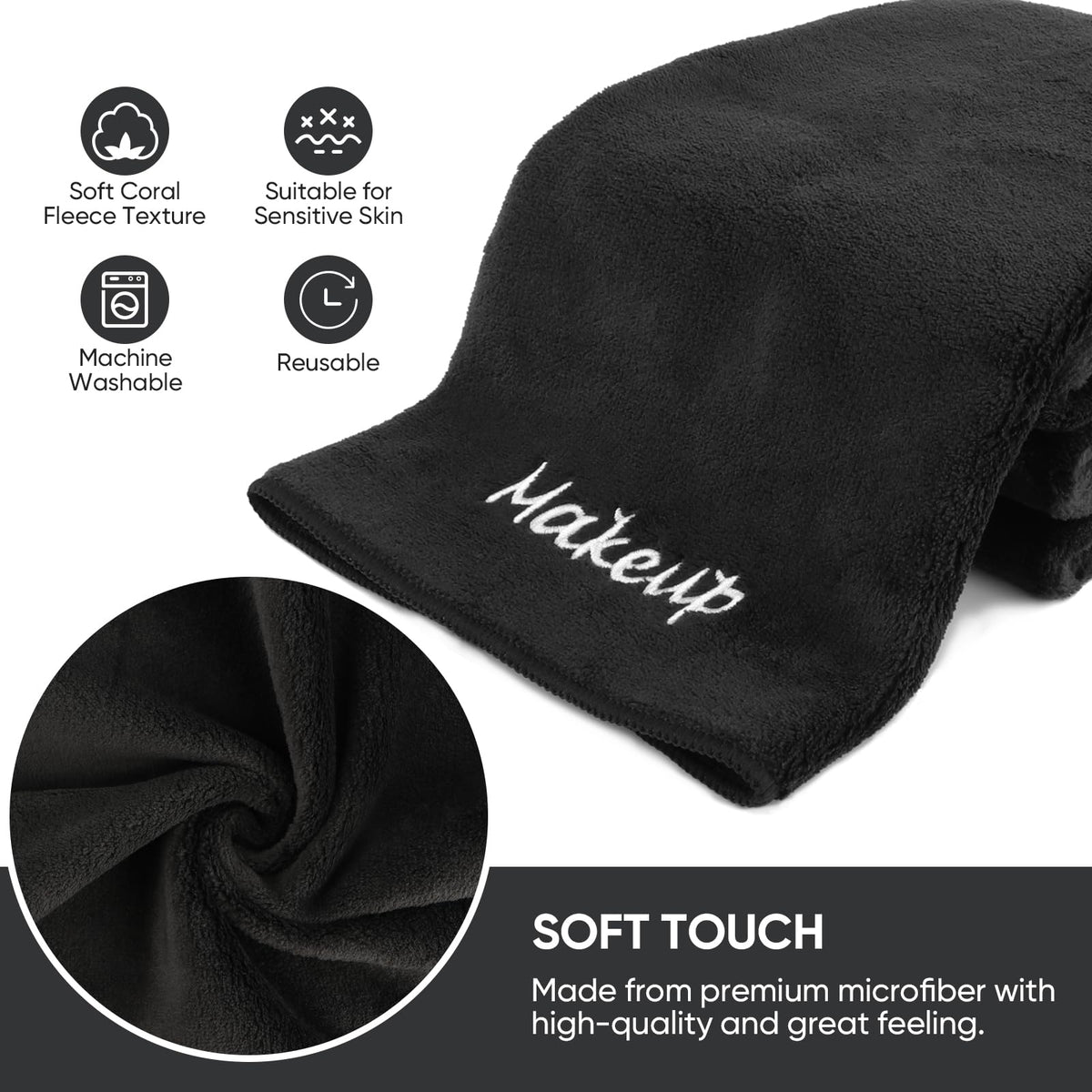 UNIMADE dual-sided fibers detail for effective cleansing
