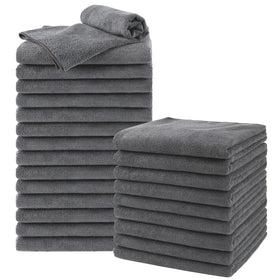 UNIMADE front packaging showing 24 grey salon towels and value pack benefit