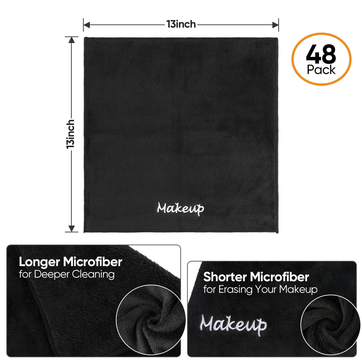 UNIMADE cloth removing makeup from face demonstrating gentle, efficient cleansing