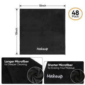 UNIMADE cloth removing makeup from face demonstrating gentle, efficient cleansing