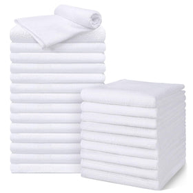 UNIMADE front-packaging showing 24 white salon towels and value