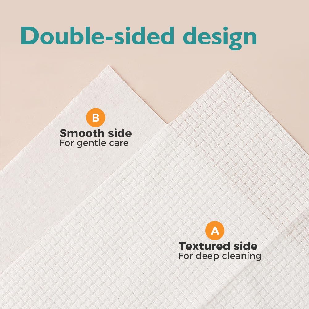 UNIMADE single towelette flat view highlighting soft, lint-free surface