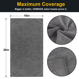 UNIMADE close-up of microfiber texture showing softness and fast absorbency