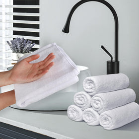 UNIMADE towel in spa setting evoking professional clean presentation