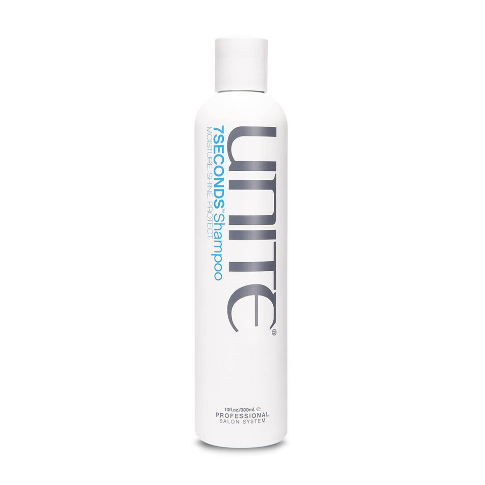 UNITE 7SECONDS front bottle showing label and size for easy identification and benefits