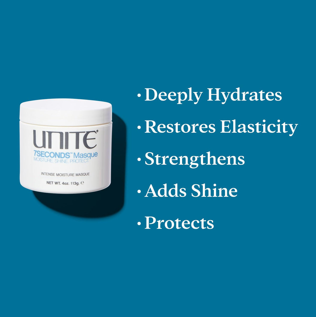 UNITE in-shower application on wet hair demonstrating easier detangling