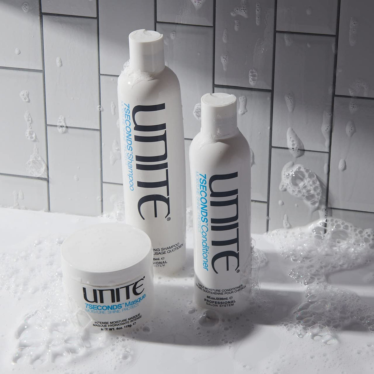 UNITE 4 fl oz jar shown in hand for accurate size and travel-friendly benefit