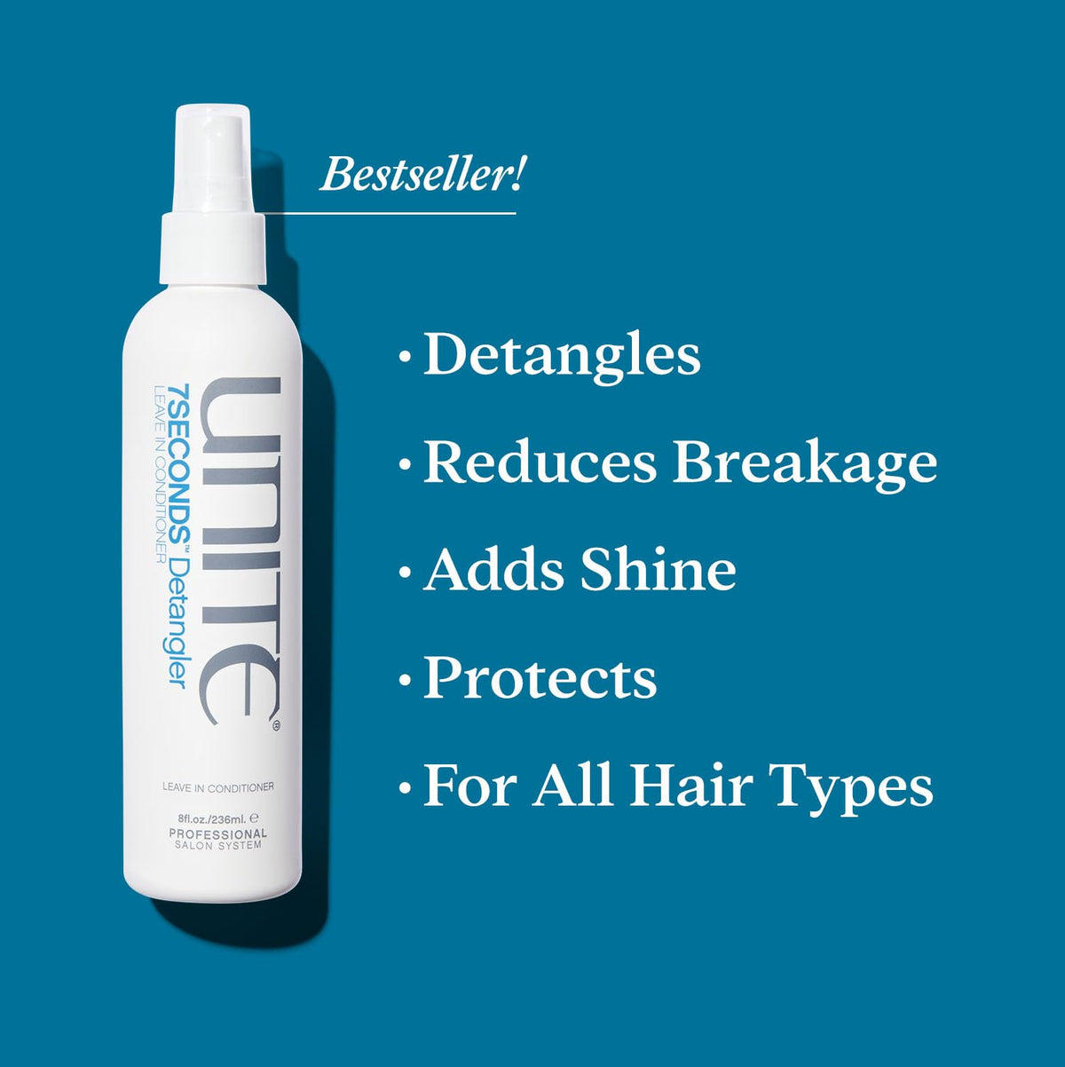 UNITE 7SECONDS misting nozzle in use providing quick slip and heat protection
