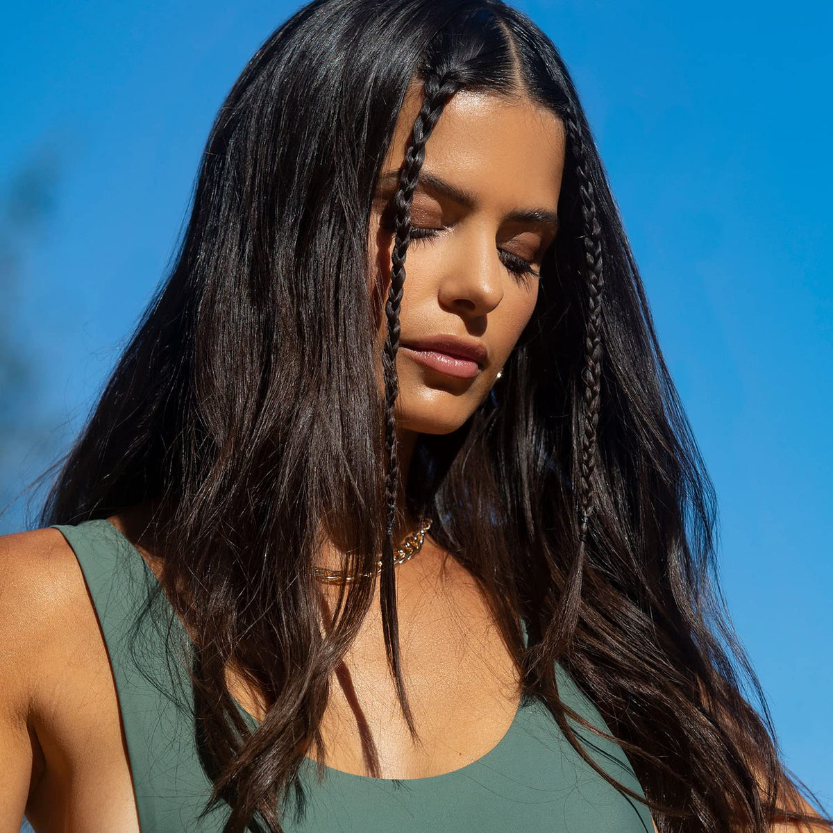 UNITE BEACH Day being sprayed into damp hair to create natural waves and added volume