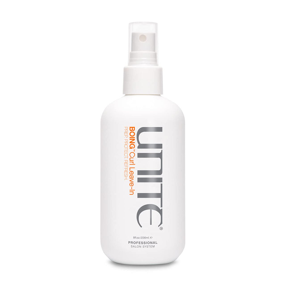 UNITE BOING front bottle showing label and capacity for salon-quality care