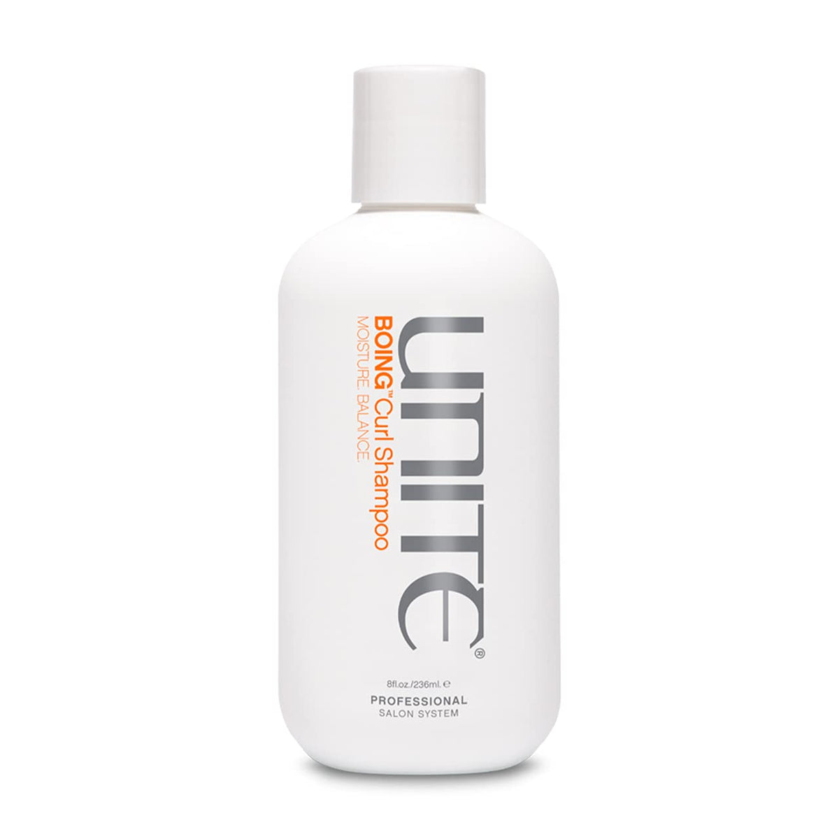 UNITE BOING front bottle showing clean curl-focused packaging and clear benefit