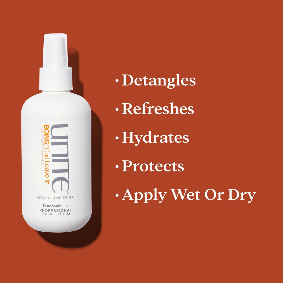 UNITE BOING liquid texture close-up highlighting lightweight, non-greasy finish