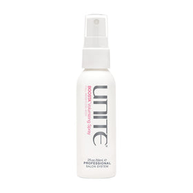 UNITE BOOSTA travel-size bottle showing label and cap, easy carry for styling