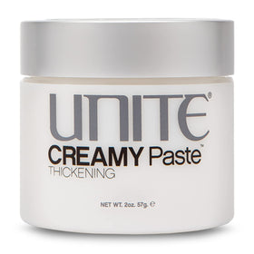 UNITE CREAMY Paste jar front view showing label and size, highlights professional salon quality
