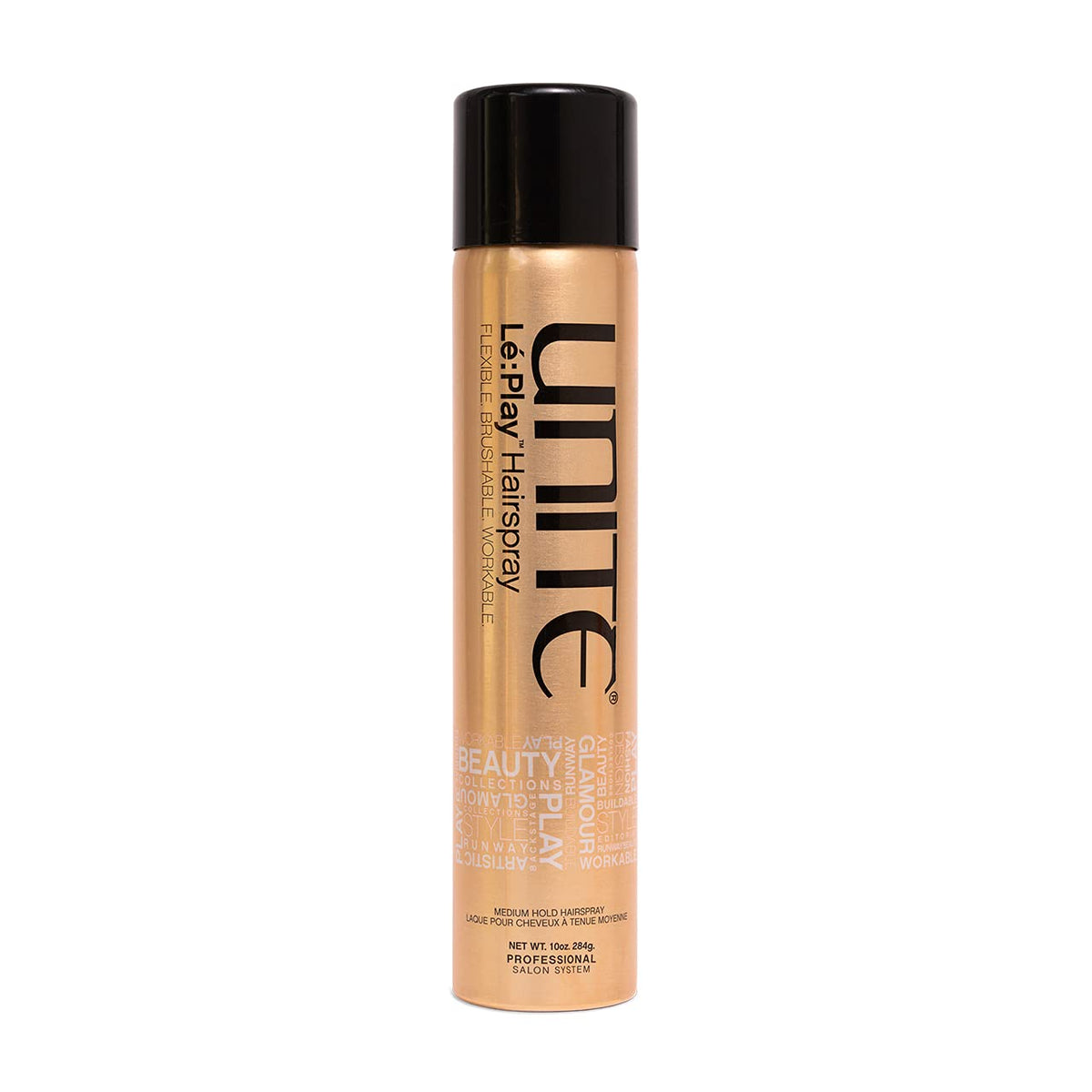 UNITE Lé:Play front packaging showing product and easy styling benefit