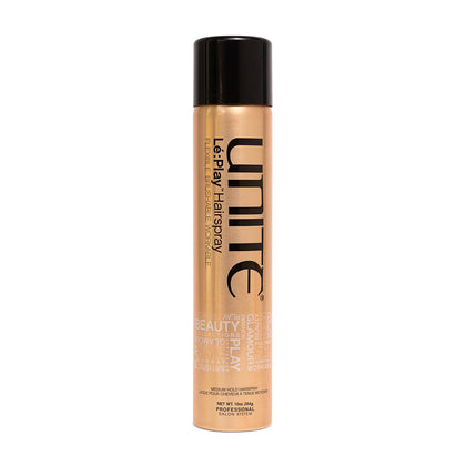 UNITE Lé:Play front packaging showing product and easy styling benefit
