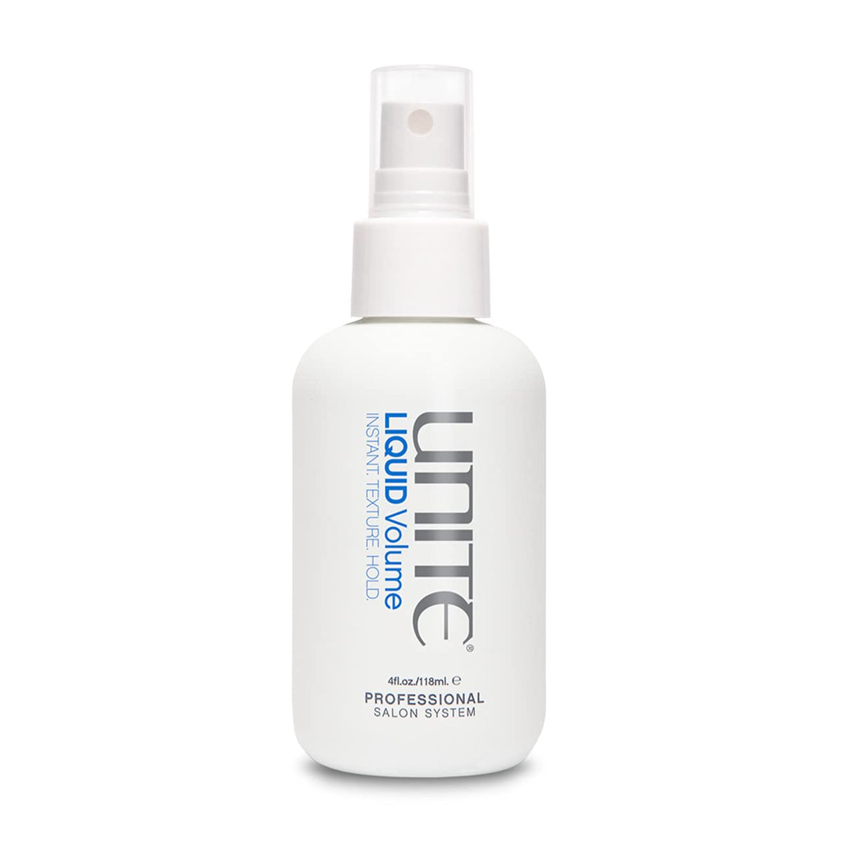 UNITE LIQUID Volume front packaging showing product and benefit of weightless volume