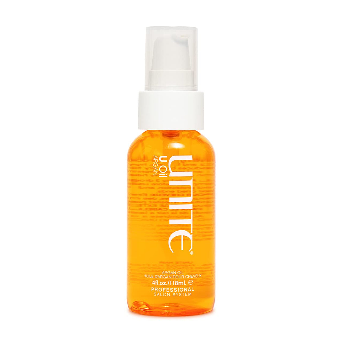 UNITE U Oil front packaging showing bottle and label for easy identification and shine