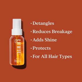 UNITE U Oil close-up oil drop texture highlighting smooth absorption and lightweight feel