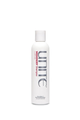 UNITE Hair WEEKENDER front bottle shows product and size for easy identification and salon benefits