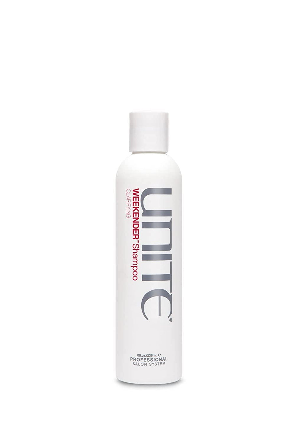 UNITE Hair WEEKENDER front bottle shows product and size for easy identification and salon benefits