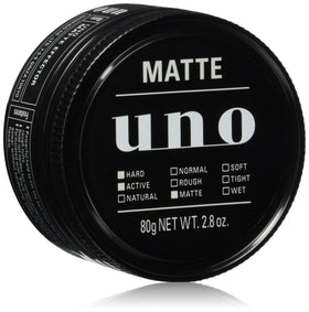 UNO front jar showing product and matte finish benefit