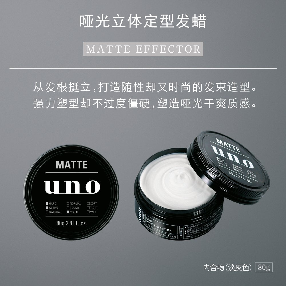 UNO label detail showing product name and usage guidance benefit