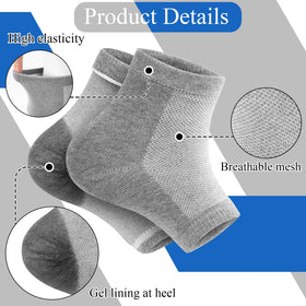Unoutur worn inside sneaker demonstrating reduced friction protection