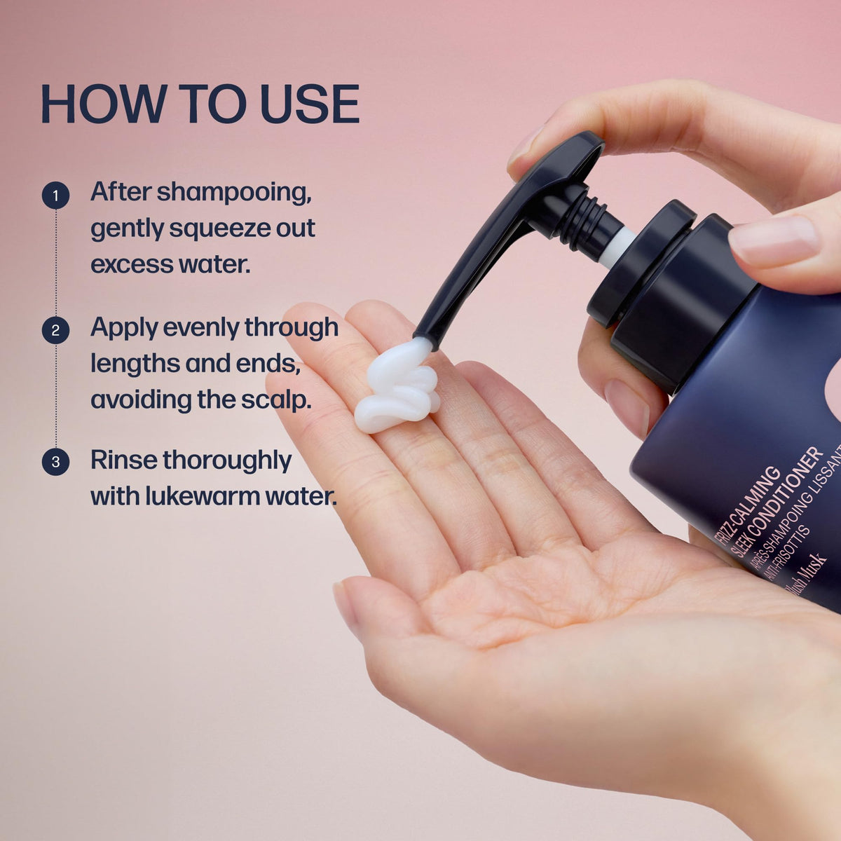 UNOVE seven-oil blend close-up emphasizing nourishing oil infusion