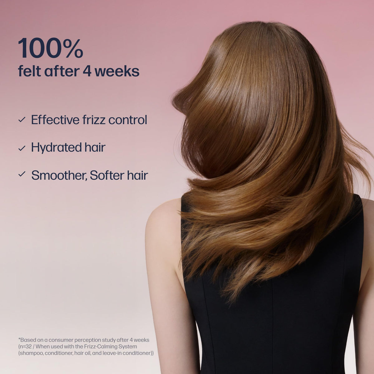 UNOVE conditioner applied to wet hair improving detangling and smoothness