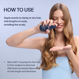 UNOVE styled hair in lifestyle scene demonstrating polished glass-like shine