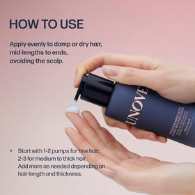 UNOVE finished hairstyle lifestyle shot showing sleek, frizz-free shine and confidence